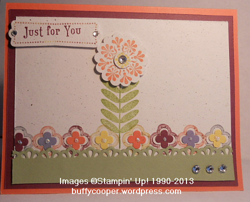 Madison Ave, Stampin' Up!, Sale-a-bration, Spring, Tea Shoppe