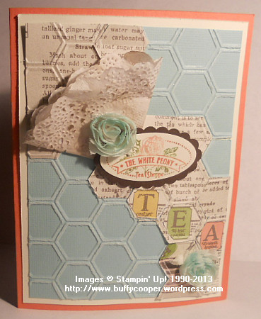 Tea for Two suite, Stampin' Up! Spring Catalog, Tea Shoppe