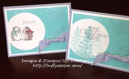 Best of Snow, Lovely as a Tree, Stampin' Up!, Christmas cards