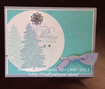 Carry over stamps, Stampin' Up!, Christmas cards