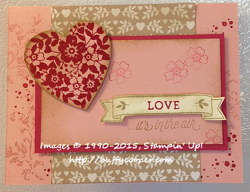 Love Blossoms, Bloomin' Love, Timeless Textures, Stampin' Up!