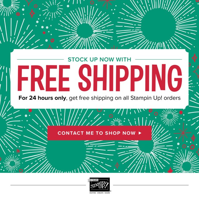 Free Shipping, Stampin' Up!, Coffee Cafe