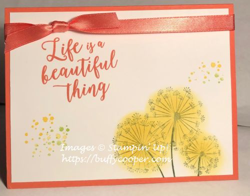 Stampin' Up!, Colorful Seasons, Dandelion Wishes, Timeless Textures