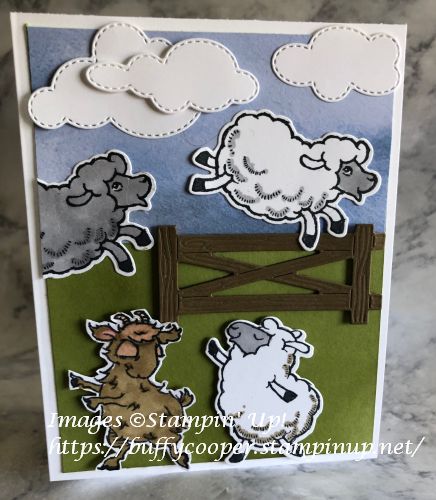 Counting Sheep, Way to Goat, Stampin' Up!