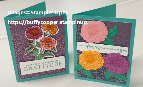 Simply Zinnias, Stampin' Up!, 2024-2026 In Colors